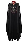 icewalker Rhaenyra Targaryen Cosplay Prinzessin Kleid Renaissance Kostüm Damen Schwarzes Kleid mit...