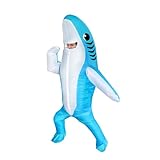 FXICH Aufblasbares Kostüm für Erwachsene, für Herren, für Damen, Tierkostüm: Haifisch,...