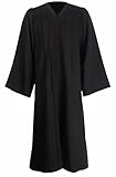 GraduationMall Akademisch Talar Outfit Abschluss Robe Herren Damen Erwachsenen für Hochschule und...