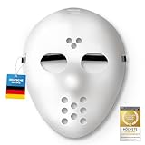 GOODS+GADGETS Weiße Jason Ice-Hockey Maske Friday 13 Eishockey Hockeymaske Horror Halloween Mask