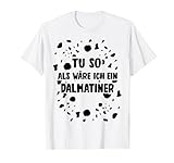 Dalmatiner Kostüm Lustige Verkleidung T-Shirt