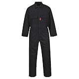 PORBIZ1BKRL - Portwest BizWeld Overall schwarz GröÃŸe L 31'L 42-44
