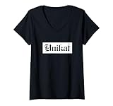SDP logo Unikat T-Shirt mit V-Ausschnitt
