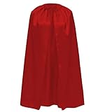 Superheldenumhang für Jugendliche und Erwachsene, Herren, Damen, Satin, glänzend, Superman-Schicht...