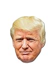 Star Cutouts SM251 Spaß-Maske Donald Trump, Karton Tolles Gesprächsthema, Spaßig für Partys und...
