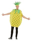 Funidelia | Ananas Kostüm für Herren und Damen Größe Einheitsgröße Obst, Essen - Farben: Gelb,...