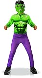 Rubies Costume Co I-640922M Hulk The Avengers Kostüm, Jungen, grün, M-5 à 6 ans-105 à 116 cm