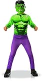 Rubies Costume Co I-640922M Hulk The Avengers Kostüm, Jungen, grün, M-5 à 6 ans-105 à 116 cm