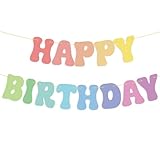 Happy Birthday Girlande Deko Geburtstag Banner Hängende Dekoration Erste Baby Dusche Party...