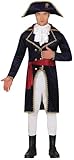 FIESTAS GUIRCA Napoleon Herren Kostüm Karneval Fasching – Komplettes Französischer Kaiser Outfit...