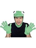 Froschhut Frosch Set Hut M�tze mit Handschuhen zum Tierkost�m