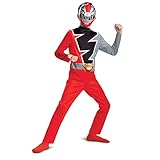 Disguise Offizielles Power Rangers Kostüm Kinder Rot Dino Kostüm Kinder Dino Fury...