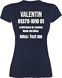 Shirt Damen - Karneval Fasching - Dschungelcamp Outfit Dschungel Camp Kostüm - S - Navy Blau -...