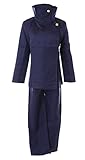 MN-205 Megumi Fushiguro blau Anzug Schuluniform Unisex Kostüm Cosplay für Jujutsu Kaisen (XXL)