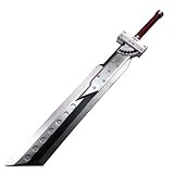 damdos Halloween Prop Cloud Strife Buster Sword Remake Sword,Zack Fair Sword Weapon Cosplay Prop PU...