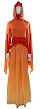Erwachsene Padme Amidala Kostüm Damen Gelbes Kleid Prinzessin Queen Padme Amidala Cosplay Kleid...