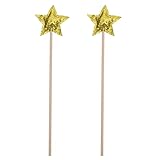 TOYANDONA Stern Zauberstab 2 Stücke Fee Zauberstab Angel Fairy Wands Sticks Princess Party...