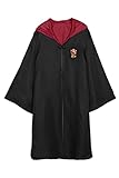 IOONCHI Erwachsene Godric Gryffindor Magic Robe Helga Hufflepuff Halloween Cosplay Black Cape Magic...