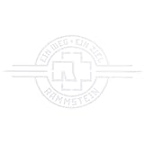 Rammstein Autoaufkleber EIN Weg, EIN Ziel” weiß, Offizielles Band Merchandise (aussenklebend) 69...