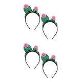 Ipetboom 4 Stück Stirnband Kostüme für Mädchen Partyzubehör für Kinder Hut Haarschmuck Tiara...