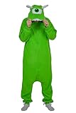 RANSUU Onesie Kostüm Wazowski Relaxo Jumpsuit Erwachsene Pyjama Damen Herren Tier Monsters...
