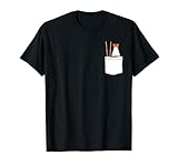 Sushi-Kostüm-Design-Sushi-Kit in der Tasche T-Shirt