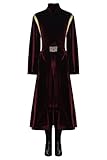 Padme Amidala Cosplay Kostüm Outfits Top Pants Gürtel Set Halloween Karneval Anzug, XXL