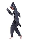 dressfan Tier Hai Kostüm Hai Jumpsuits Hai Pyjamas Cosplay Kostüm Weihnachten Halloween...
