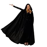 Buen Don Halloween Kostüm, Glänzender Samt Umhang für Herren und Damen, Fünf Größen, Perfekt...