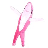 FXICH Aufblasbarer Hai Kostüm für Erwachsene,Hai Halloween Kostüm Fancy Dress (inflatable shark...