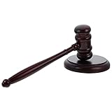 Toddmomy Holz Hammer Und Block Set Richter Gavel Prop Courtroom Haifikum Auktion Hammer
