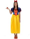 Karnival Costumes - Schneewittchen Kostüm für Damen Taille S