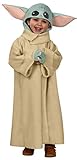 RUBIE'S - Offizielles Kostüm - Baby Yoda, für Kinder, ST-702202XS, Größe XS, 3-4 Jahre, Beige