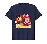 Masha and the Bear. Come play in the snow with them both! T-Shirt