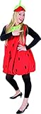 PartyXPeople Erdbeere Plüsch Kostüm Damen rot 119051 - STD