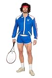 WILBERS & WILBERS 80er Jahre Tennisstar Retro Trainingsanzug Tennisspieler 80`s McEnroe Trash...