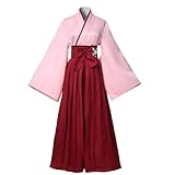 COSDREAMER Damen Kimono Robe Geisha Japanisches Yukata Rüschen Tops Hosen Set (DE/NL/SE/PL,...