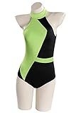 NGOVINY Damen Badeanzug Monokini Cosplay Bademode Hohe Taille Badeanzug Halloween Cosplay Kostüm,...