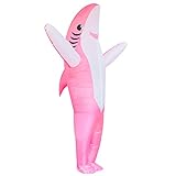 Aufblasbares Kostüm Hai Erwachsene Halloween Kostüm Damen Herren kostüme Aufblasbar Karneval...