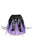SIDNOR Frauen Mädchen Ursula Kostüm Meerjungfrau Bösewicht Ursula Rock Tutu Kleid Halloween...