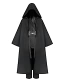 Gothden Tunika-Kostüm Kapuzenmantel Ritter komplettes Set Halloween Cosplay Maskerade Party-Kostüm