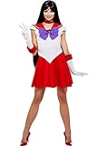 Funidelia | Sailor Mars Kostüm - Sailor Moon 100% OFFIZIELLE für Damen Größe M Anime, Cosplay,...
