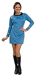 Rubies Damen Star Trek Classic Deluxe Kleid Kostüm, Blau, M