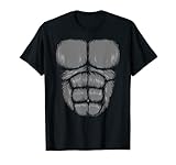 Gorilla Brust Konfetti Karneval Fasching Gorilla T-Shirt