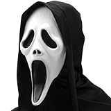UNOLIGA Ghostface Maske, Scream Maske für Kinder Erwachsene, Ghost Face Maske 2023, Halloween Scary...