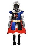ReliBeauty Ritter Kostüm Kind Karneval Halloween Geburtstagsgeschenk，130