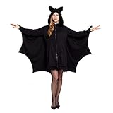 Spooktacular Creations - Fledermaus Kostüm Damen Fledermaus Flügel, Schwarz Fledermaus...