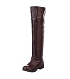 Attack on Titan Hohe Stiefel Shingeki No Kyojin Cosplay Eren Jäger Stiefel Long Boots Shoes Braun...