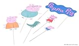 Dr. Oetker Papier Kuchen-Topper Peppa Wutz – Praktisches Set: 12 Stück – Dekoration für...