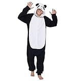 Dodheah Unisex Panda Pyjamas Erwachsene Onesie Halloween Tier Cosplay Kostüm Weihnachten Jumpsuit...